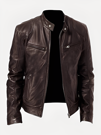 Clifford - Classic and versatile leather jacket for men