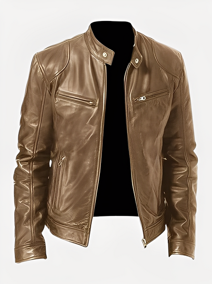Clifford - Classic and versatile leather jacket for men