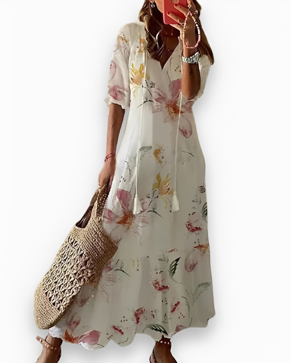 Annie - Lockeres Boho-Maxikleid für Damen