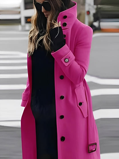 Mikaela - Manteau pour femme élégant et cintré en laine