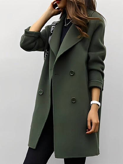 Nichole - Trench-coat élégant pour femme à double rangée