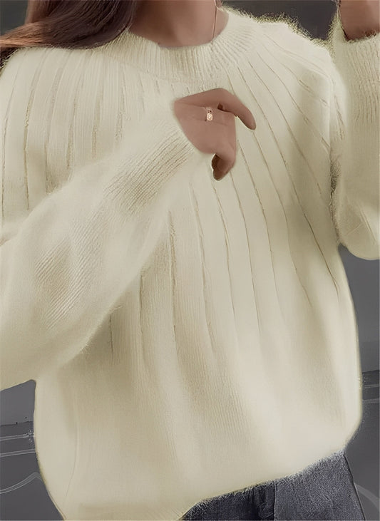 Cornelia - Gemütlicher, locker geschnittener Damen-Kaschmirpullover