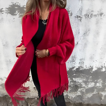 Bethney - Modna, luźno dziergana damska kurtka