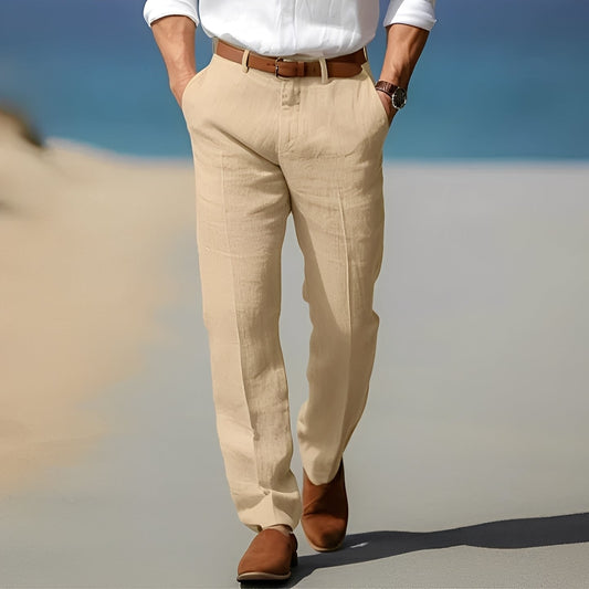 Trent - Komfortable, stylische Leinenhose für Männer