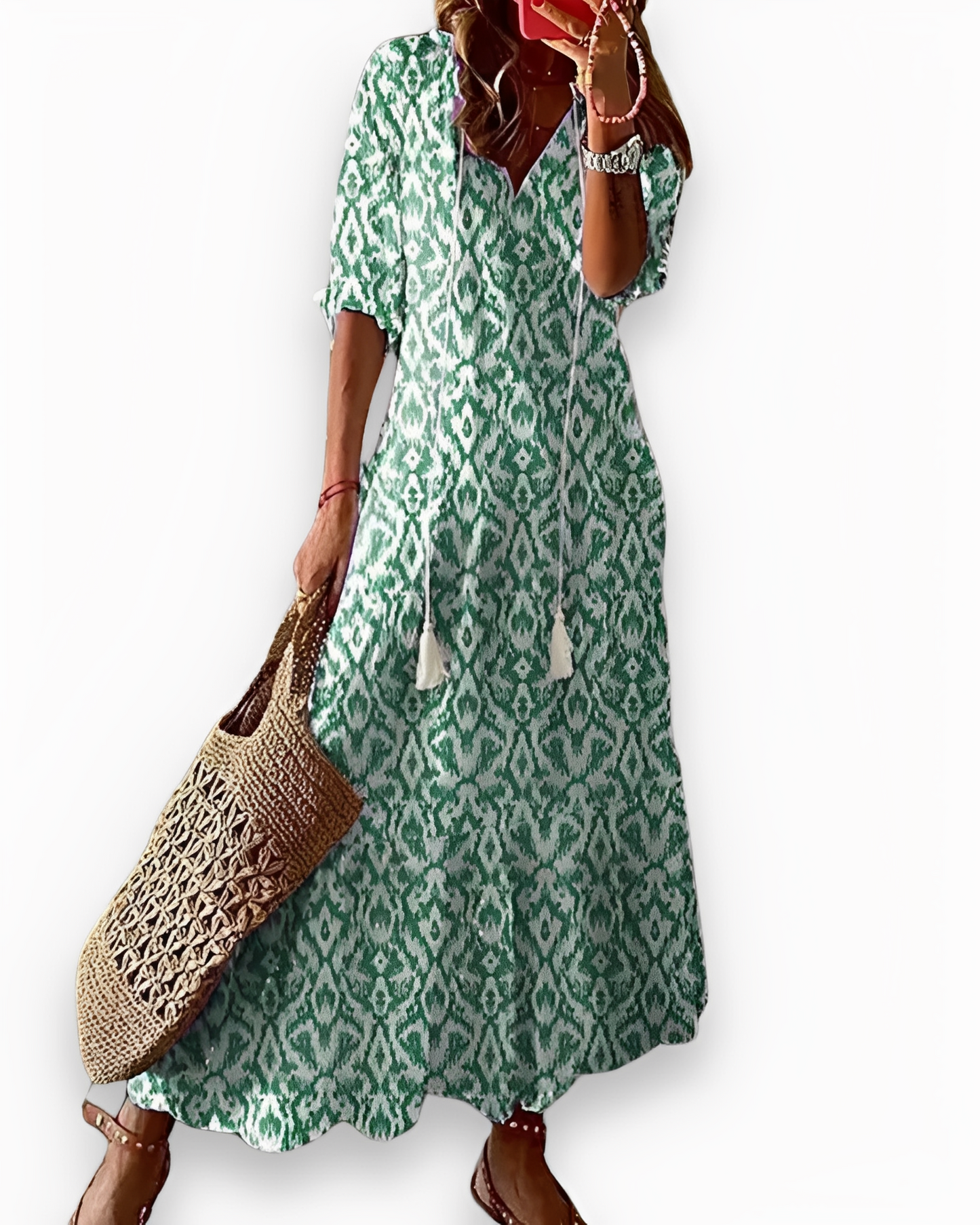 Annie - Lockeres Boho-Maxikleid für Damen