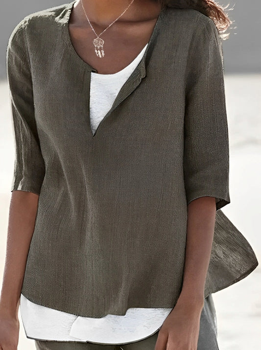 Lea – Sommerbluse mit Lagen für Damen
