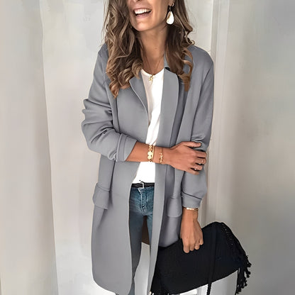Georgina - Elegant long women's blazer