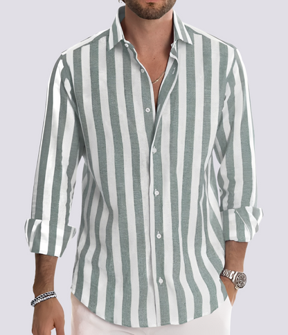 Herbert - Lockeres gestreiftes Herrenhemd