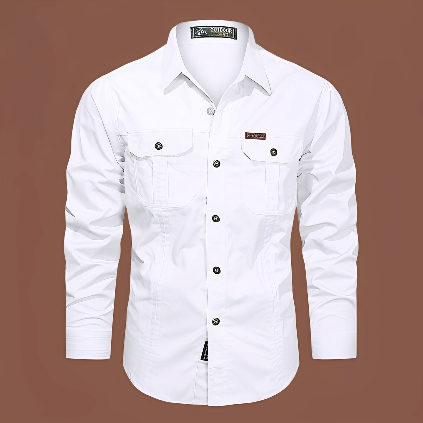 Gabriel – Herren Cargo-Hemd mit Nützlichen Taschen