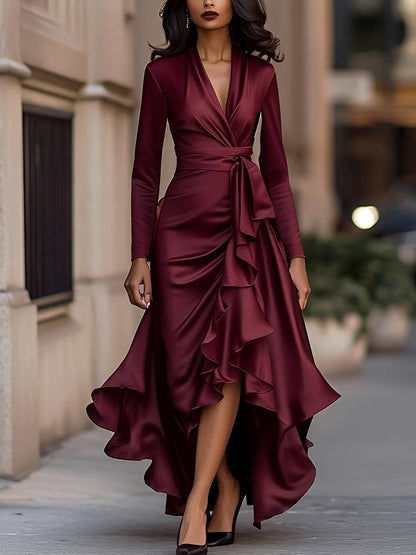Lucie – Elegantes Kleid mit V-Ausschnitt