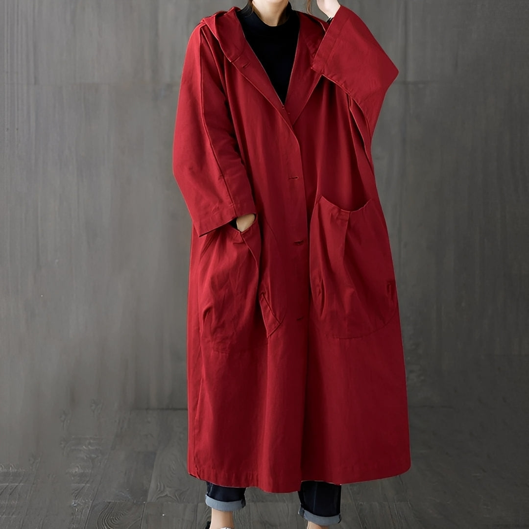 Myranda - Modern women's coat with pockets