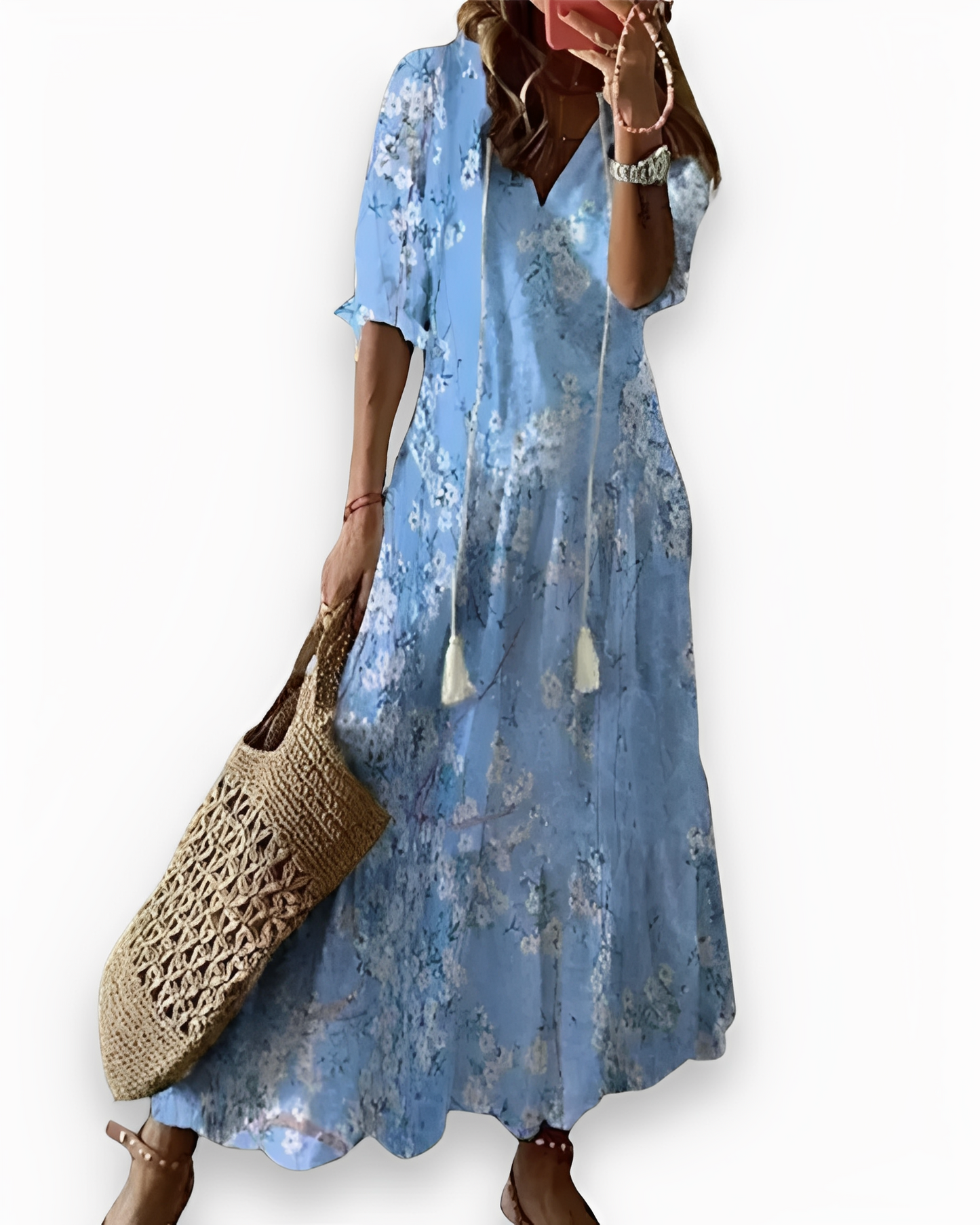 Annie - Lockeres Boho-Maxikleid für Damen