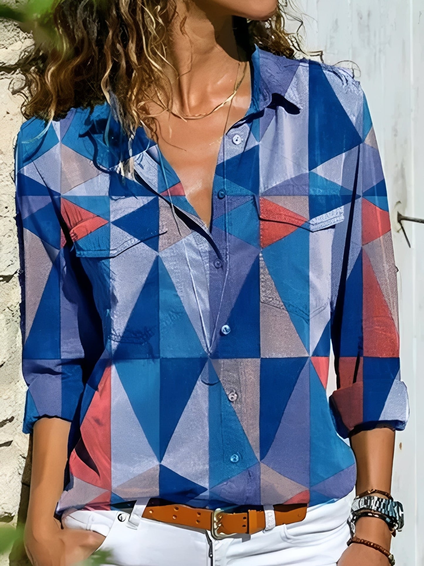 Kathleen - Elegante Bluse mit verspieltem Design für Damen