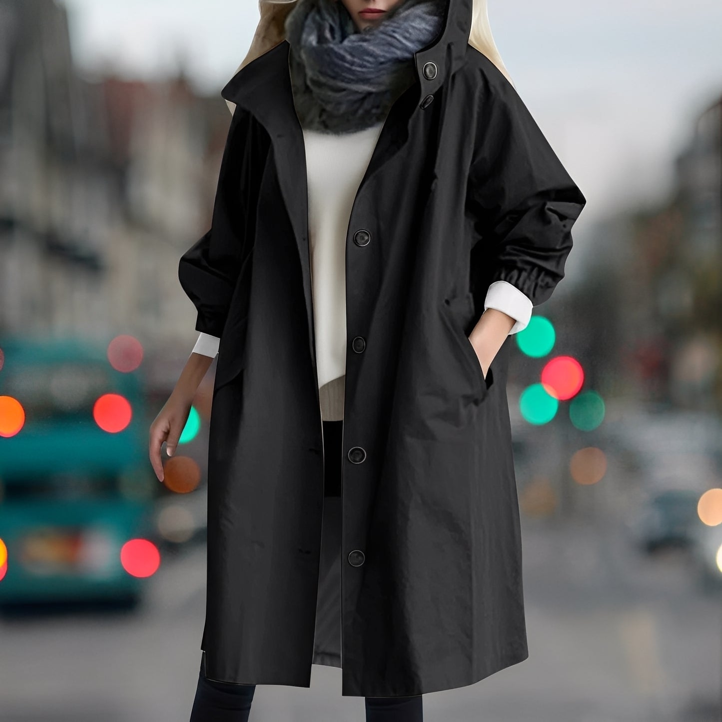 Shavonne - Schicker wasserdichter Damen-Trenchcoat