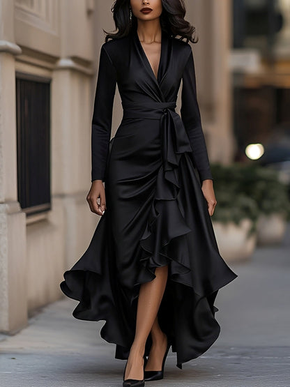 Lucie – Elegantes Kleid mit V-Ausschnitt