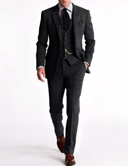 Alden - Modne wąskie garnitury męskie