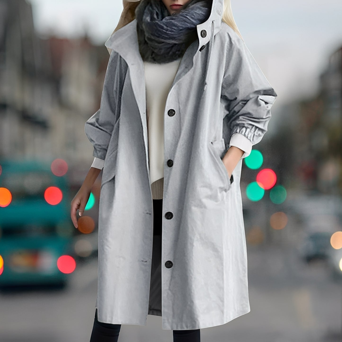 Shavonne - Schicker wasserdichter Damen-Trenchcoat