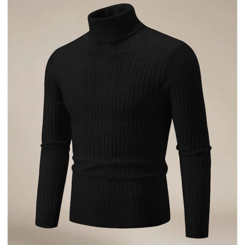 Johann – Pull-over à col montant