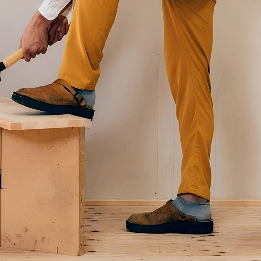 Eldon - Chaussures en cuir confortables pour hommes