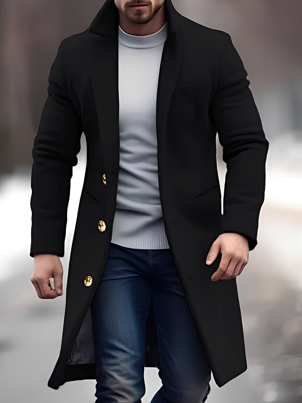 Adrian – Men's jacket for warm winter days