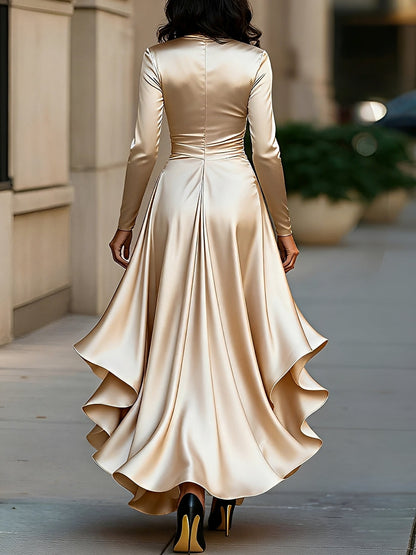 Lucie – Elegantes Kleid mit V-Ausschnitt