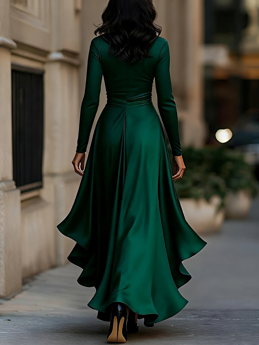 Lucie – Elegantes Kleid mit V-Ausschnitt