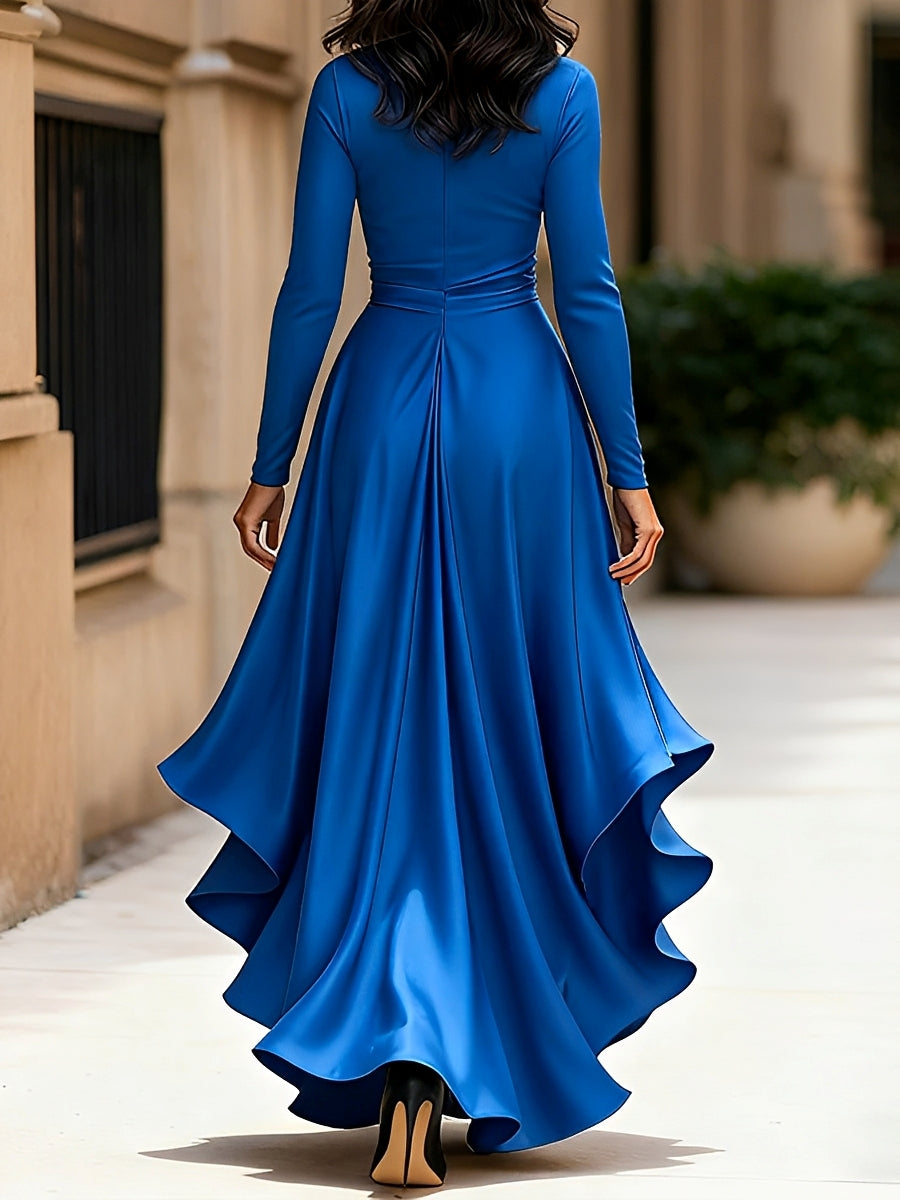 Lucie – Elegantes Kleid mit V-Ausschnitt
