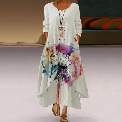 Kalin - Elegantes Damenkleid mit unregelmäßigem Saum