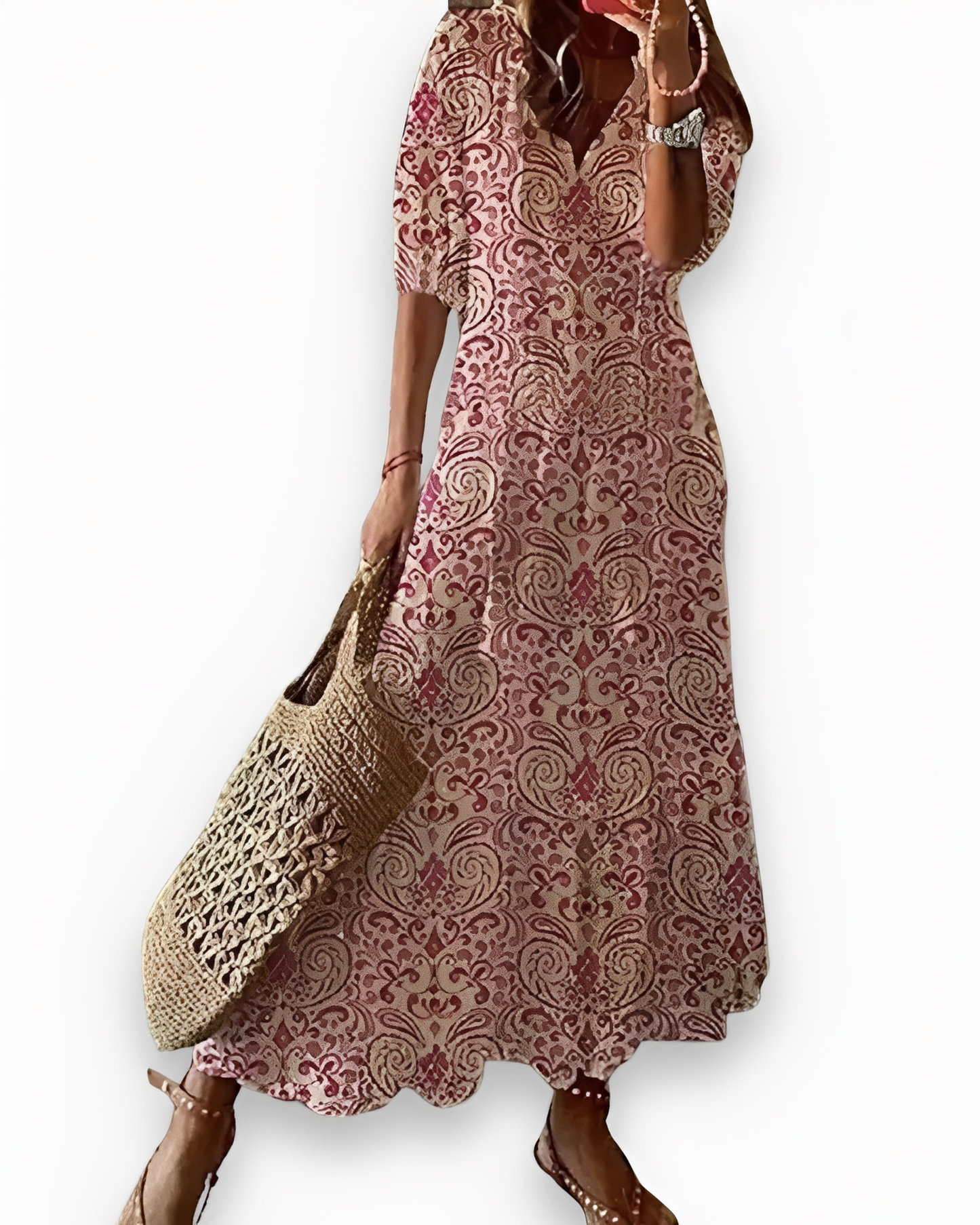 Annie - Lockeres Boho-Maxikleid für Damen