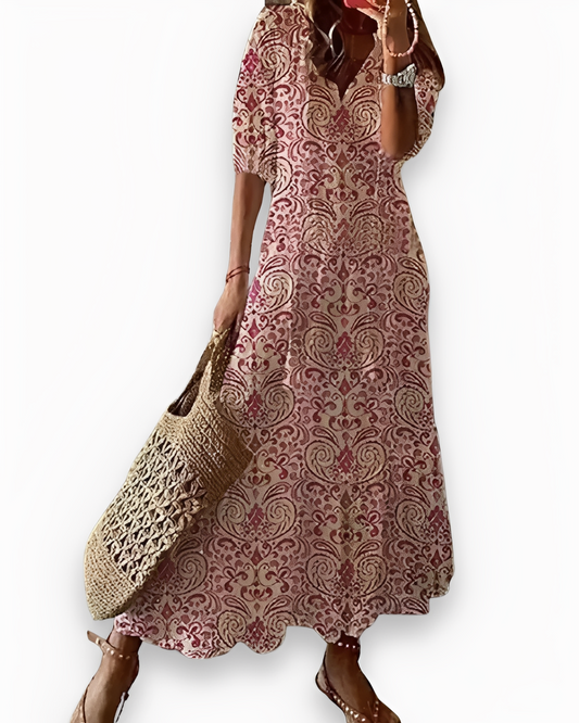 Annie - Lockeres Boho-Maxikleid für Damen