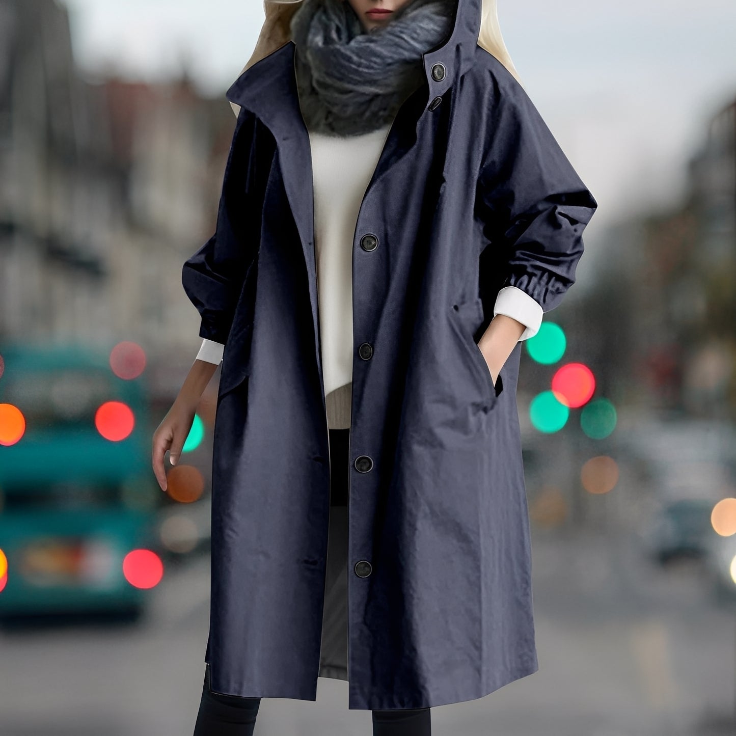 Shavonne - Schicker wasserdichter Damen-Trenchcoat