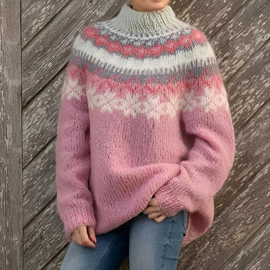 Remy - Traditioneller Damenpullover mit Muster