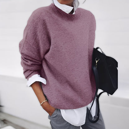 Zinnia - Elegancki ciepły damski sweter z kaszmiru