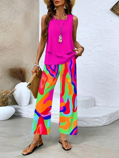 Jesse - Elegantes, fließendes Damen-Outfit-Set