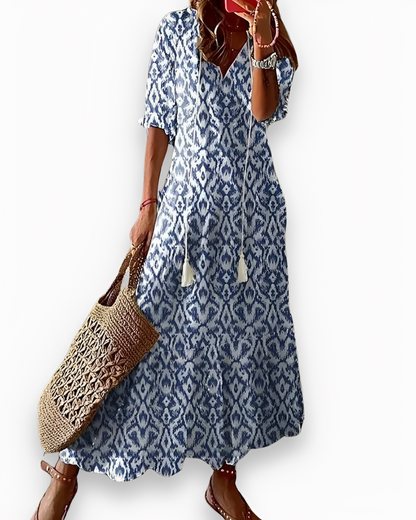 Annie - Lockeres Boho-Maxikleid für Damen