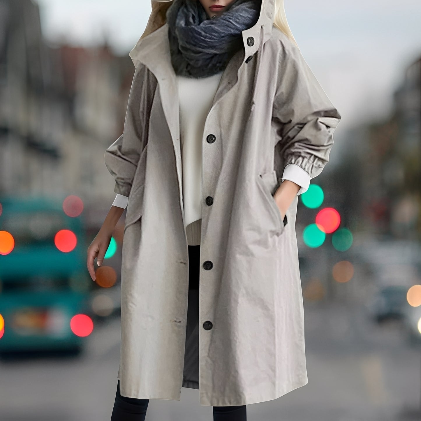 Shavonne - Schicker wasserdichter Damen-Trenchcoat