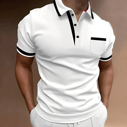 Callahan - Polo-shirt élégant avec poche pour hommes