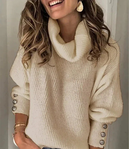 Noelani - Damen Rollkragenpullover, leicht