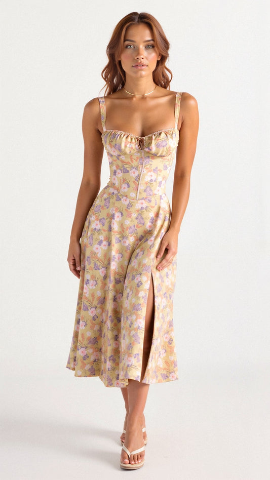 Olenna - Damenkleid mit Taille, Schick & Enganliegend