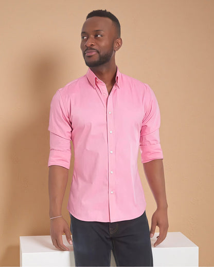 Pablo - Stretch Shirt with Zipper