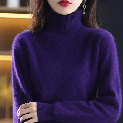 Letizia – Stylish Sweater with High Collar