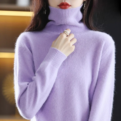 Letizia – Stylish Sweater with High Collar