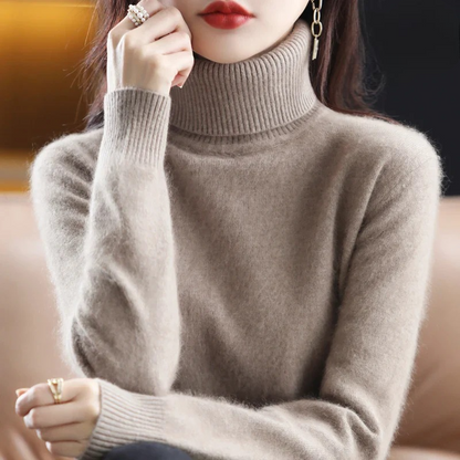 Letizia – Stylish Sweater with High Collar