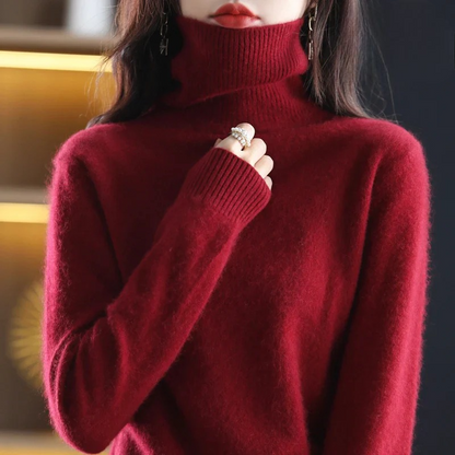 Letizia – Stylish Sweater with High Collar