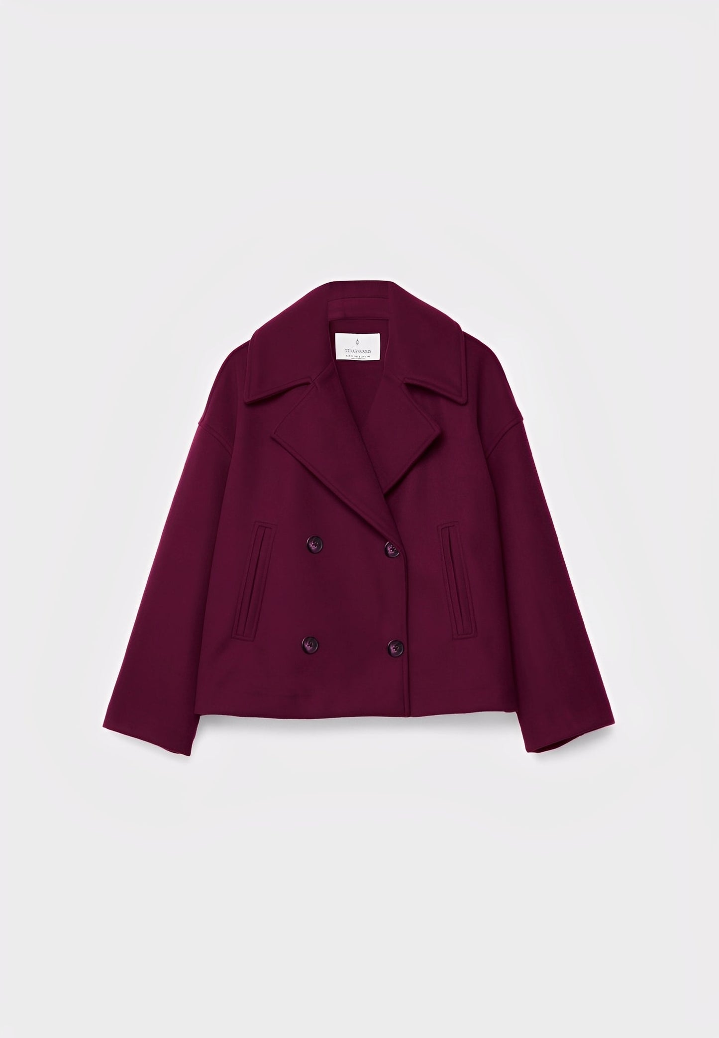 Claire – Kurze Stilvolle Zweireihige Jacke