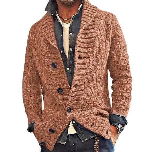 Canyon - Herren-Strickjacke mit Knöpfen unten